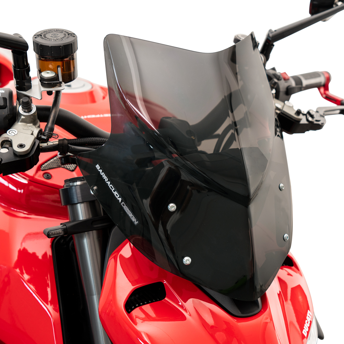 Ducati StreetFighter V4-V2 Aerosport Windshield Barracuda Moto